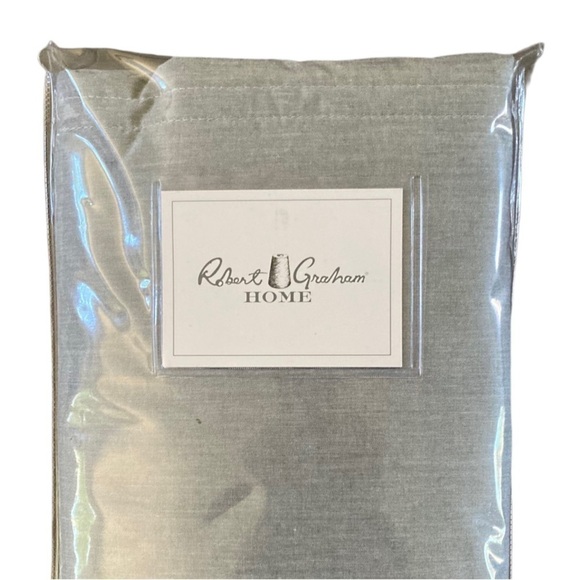 NWT Robert Graham Home Brushed Chambray Standard Sham - Picture 4 of 6